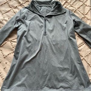 Grey Nike Athletic Zip Up